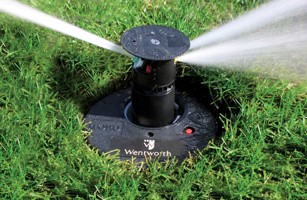 Sprinkler System Installation on Westminster Lawn